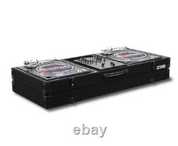 10 Format DJ Mixer & 2 Battle Position Turntable Coffin Case