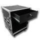 12 SPACE RACK CASE WITH 3U LOCKING DRAWER Amp Effect Mixer PA/DJ PRO CASTERS