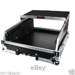 14U Top Flight Road hard case for Yamaha LS9-16 mixer Laptop shelf wheels Handle
