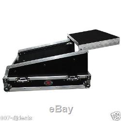 14U Top Flight Road hard case for Yamaha LS9-16 mixer Laptop shelf wheels Handle