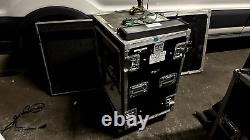 15u Philly Case Rolling Rack Road Case Shock Mount Ships