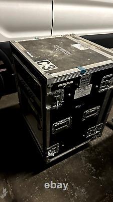 15u Philly Case Rolling Rack Road Case Shock Mount Ships