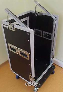 16 / 8 HE Winkelrack FLEX Kombicase L-Rack Flightcase Rack Kombi Case Mixercase