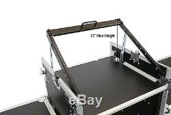 16 Space (16U) Mixer Amp DJ AV Case with 2 Tables OSP PRO19 ATA Road Flight