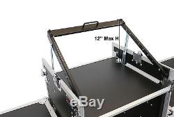 16 Space Mixer Amp Portable/Mobile DJ Road Tour Case 10u Top & 2 Tables by OSP
