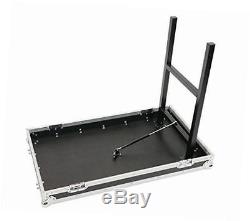 16 space ata mixer/amp rack case & table lids
