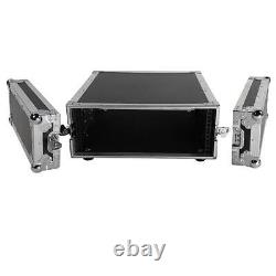 19 4U Rack Case Single Layer Double Door DJ Equipment Cabinet Heavy Duty Design