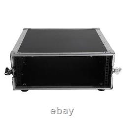19 4U Rack Case Single Layer Double Door DJ Equipment Cabinet Heavy Duty Design