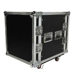19Space Rack Case Double Door 12U DJ Mixer Equipment Cabinet forAudio Equipment