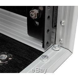 20u unit space deluxe studio mixer eq processor effects amp rack mount rail case