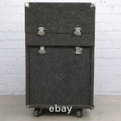 24 Space 24U Carpeted Mixer Top Rack Case with Caster Wheels #43494