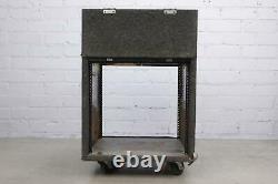 24 Space 24U Carpeted Mixer Top Rack Case with Caster Wheels #43494