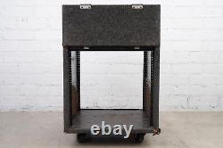 24 Space 24U Carpeted Mixer Top Rack Case with Caster Wheels #51263