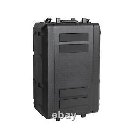 2U Rack Case 19 Rackmount Flight Cases withMicrophone Compartments