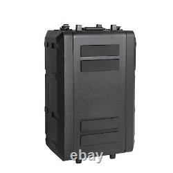 2U Rack Case 19 Rackmount Flight Cases withMicrophone Compartments NEW US Seller