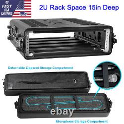 2U Rack Case Standard 15 Depth, 19 Rackmount Flight Cases, Watertight Shock