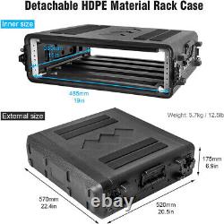 2U Rack Case Standard 15 Depth, 19 Rackmount Flight Cases, Watertight Shock