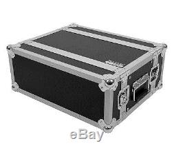 4 Space 10 Deep ATA Rack Road Case for Effects / Wireless System / Guitar Units