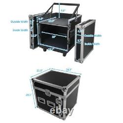 4U 8U 12 Space Rack Case with Slant Mixer DJ Mixer Cabinet for DJ Consoles