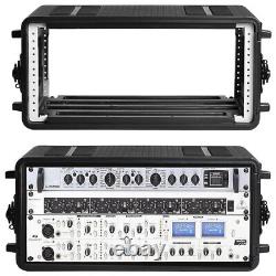 4U Rack Case Shallow 10.2 Depth 19 Rackmount Flight Case Watertight Dust-Proof