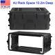 4U Rack Case Watertight Dust-Proof Shallow 10.2 Depth 19 Rackmount Flight Case