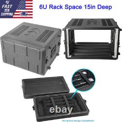 6U Rack Case Watertight Dust-proof 6 Space Shock Rack withMicrophone Compartment