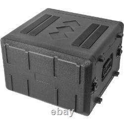 6U Rack Case Watertight Dust-proof 6 Space Shock Rack withMicrophone Compartment