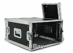 6u Rack Flight Case 450mm Deep Rackmount Fast Shipping