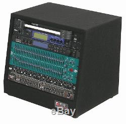 8 Space Carpeted Studio Rack Cases Rack Bag Pro Audio Equipment Music Instrument