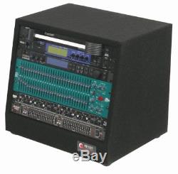 8 Space Carpeted Studio Rack Cases Rack Bag Pro Audio Equipment Music Instrument