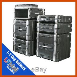ABS Rack Case 2-10u Flight Case Equipment Case DJ Case Amp Case PA