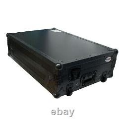 ATA Road Case Wheels & Sliding Laptop Shelf for DENON MCX8000 Digital Controller
