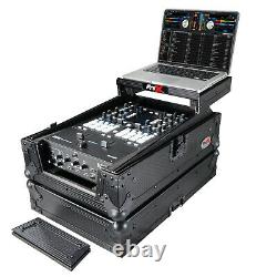 ATA Road Case withLaptop Shelf for Rane Seventy-Two 72 DJ Mixer Black on Black