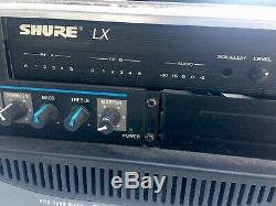 All-n-one Qsc Plx1202 Shure LX Scm262 Mixer Bose 402-e Pa System Rack Hard Case