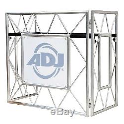 American DJ Pro Event II Lightweight Compact DJ Table Booth Truss Facade