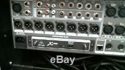 Behringer X32 Rack Mounted 40 Channel Digital Mixer In Gator Suit Case Roller