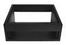 Black 10u (8u + 2u) desktop 19 inch wooden rack unit/case/cabinet studio/DJ