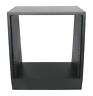Black 10u angled 19 inch wooden rack unit/case/cabinet for studio/DJ/recording