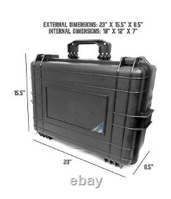 CASEMATIX Waterproof Mixer Carry Case Compatible with Yamaha MG12XU 12 Channe