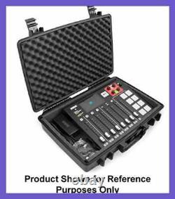 Casematix Waterproof Mixer Carry Case Compatible W Rode Rodecaster Pro Podcast P