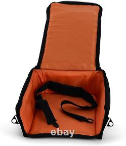 Cases Club Series DJ Messenger Style Two-Channel Mixer Carry Bag with Bright Ora