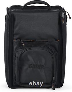 Cases Club Series DJ Messenger Style Two-Channel Mixer Carry Bag with Bright Ora