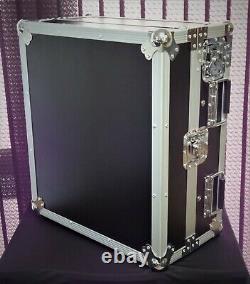 Citronic Flightcase 19 Rack Case 10u + 4u Fits Mixer Controller Amp Mics Or Fx