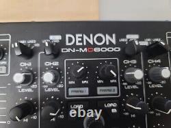 DENON CONTROLLER Dn-mc6000 DJ MIXER WITH POWER CORD AND FREE SHIPPING