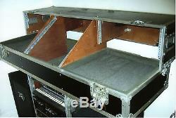 DJ Coffin Case Travel Box for Turntables, Mixer or any Rack Mounted Equipment