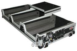 DJ Coffin Case for Pioneer Mixer DJM900 & 2X CDJ2000NXS2 WithWheels & Laptop Shelf
