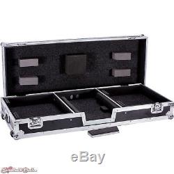 DeeJay LED Fly Drive DJ Coffin Case for 2 Turntables + Pioneer DJM900 Nexus
