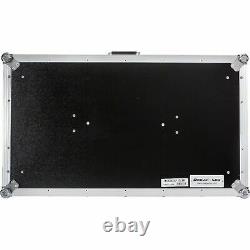 Deejay LED TBHTABLE DJ Table with Locking Pins 36W x 21D x 30H in Black