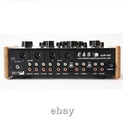 E&S DJR400FX DJ Mixer with Side Wood Panel CUE? LED/CUE? MIX 10 25,000 Hz Ja