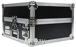 Flight Road Blk Series Case Ma-m2ublk Combo Case 10u Slant Mixer Rack/2u